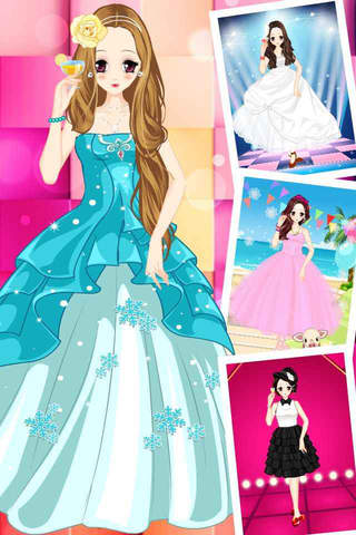 Princess Banquet Dress - Super Fashion Sweet Doll Dress Up Dairy,Party Salon,Girl Funny Free Games screenshot 4