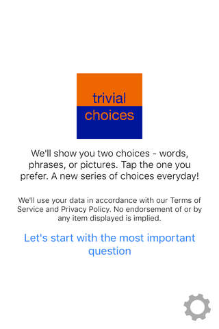 Trivial Choices - Deluxe - decisions that don't matter! screenshot 2