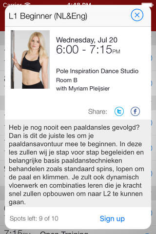Pole Inspiration Dance Studio screenshot 2