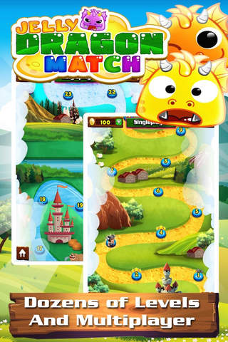 Color Blast - Connect Three Tiny Monsters screenshot 3