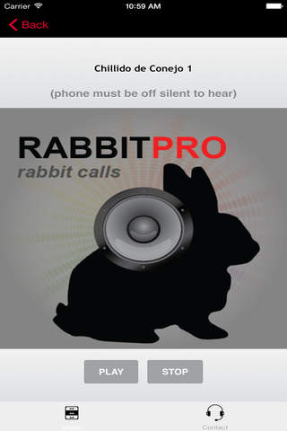 Llamadas y Sonidos REALES Para la Cacería de Conejos - COMPATIBLE CON BLUETOOTH screenshot 2