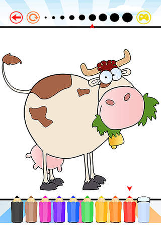 Farm Animals Coloring Book for Kids and Toddlers - All Page Coloring and Painting Games Free HD screenshot 2