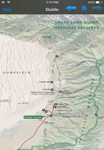 Great Sand Dunes National Monument GPS Map screenshot 4