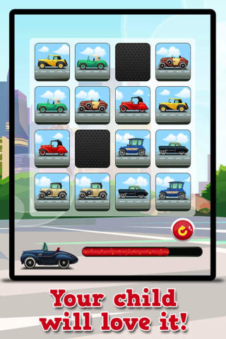 Cars & Vehicles : Free Matching Games for children, boys and girls screenshot 4