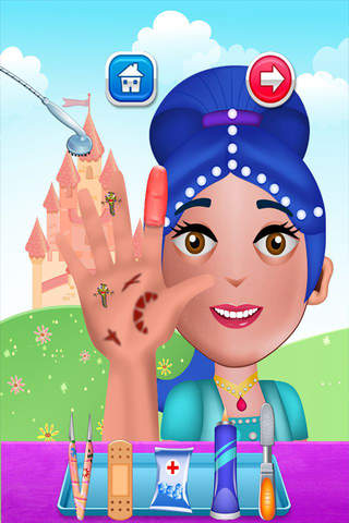 Nail Doctor Game for Kids: Shimmer and Shine Version screenshot 2