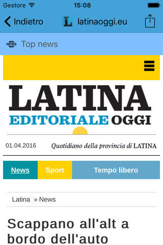 Latinaoggi.eu screenshot 3