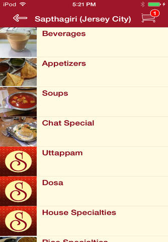 Sapthagiri Taste of India screenshot 2