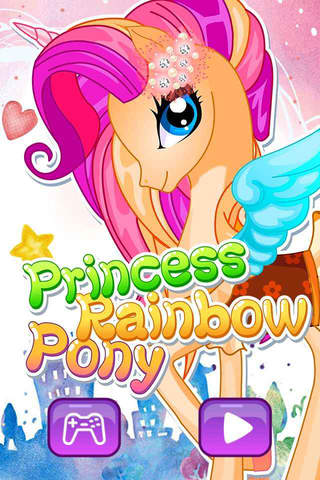 Princess Rainbow Pony – Best Pet Dress up & Makeover Game screenshot 4