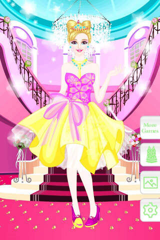 Stunning Dress – Most Beautiful Princess Makeup& Dress up Game for Girls screenshot 4