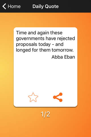 Quote Me - Abba Eban : With Daily Quotes screenshot 3