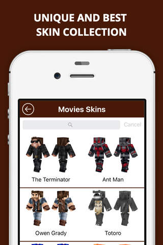 Custom Skins for Minecraft PE and PC screenshot 3