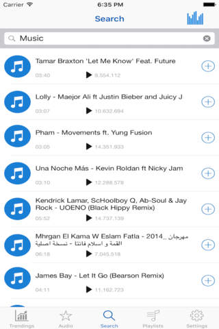 Music Player Free - Music Streamer & Best Music Player and Playlist Manager screenshot 2