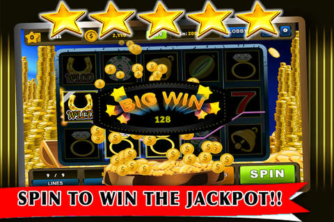 777 A Big Jackpot Fortune Royal Lucky Slots Deluxe - Spin And Win screenshot 2