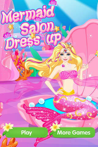 Mermaid Salon - Deep Sea Fairytale,Makeup, Dress up and Makeover Game for Girls and Kids screenshot 3