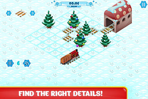Christmas Railway Puzzle screenshot 2