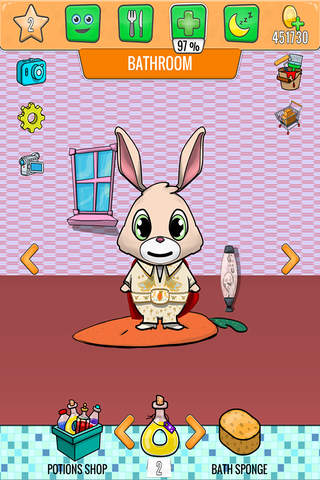 My Talking Bunny - Virtual Pet Games screenshot 4