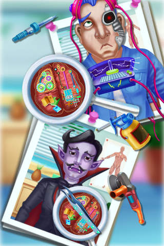 Brain Hospital In Magic Town - Monster Surgeon Salon/Free Cerebral Operation Games screenshot 3