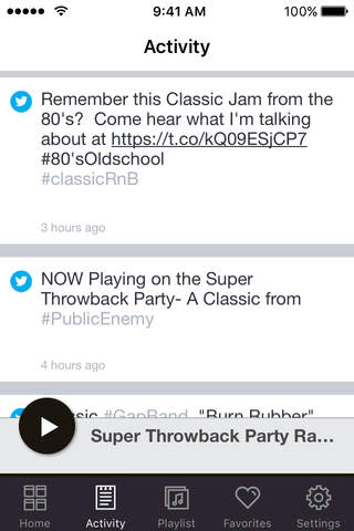 Super Throwback Party Radio screenshot 2