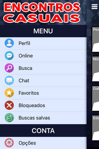 ENCONTROS CASUAIS screenshot 2