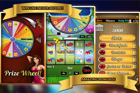 A Casino Blast! - Tons of Jackpots and Prizes screenshot 2