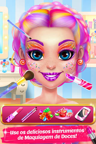 Candy Makeup Beauty Game screenshot 2
