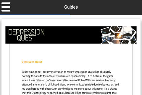 Pro Game - Depression Quest Version screenshot 3