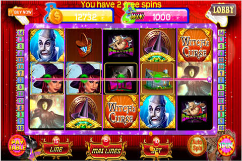 Casino Slots: Free Slot Of The Kings Car & witch! screenshot 3