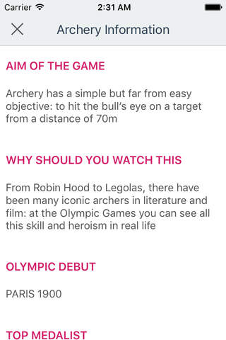 Olympifier - 2016 Rio Games Notifier screenshot 4