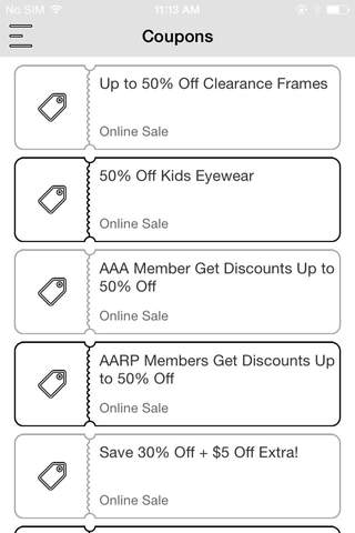 Coupons for LensCrafters screenshot 2