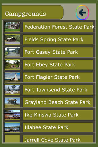 Washington State Campgrounds And National Parks Guide screenshot 2
