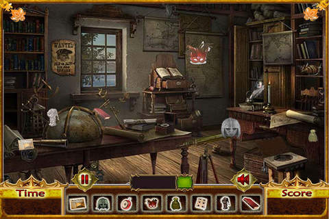 Dark Night House Hidden Object games screenshot 3