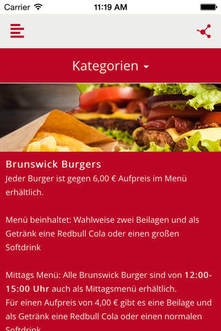 Brunswick Burgers Braunschweig screenshot 3