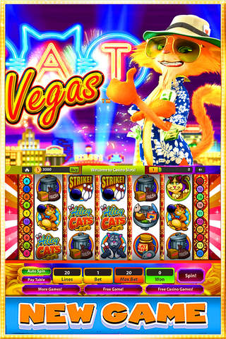 777 Casino&Slots: Number Tow Slots Of Cats And Cash Machines HD! screenshot 3