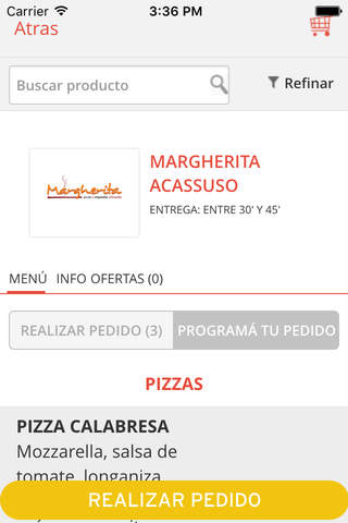 Margherita Pizza screenshot 2