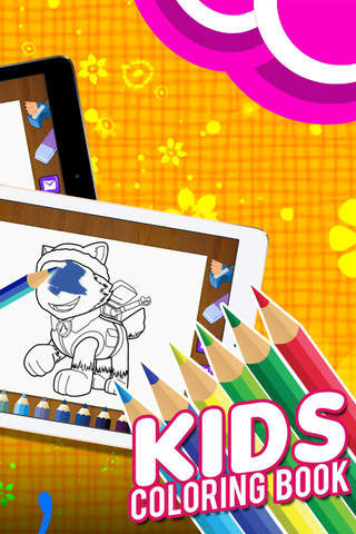 Coloring Pages For Kids: Paw Patrol Version screenshot 2