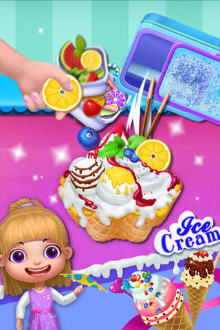 Summer Cone Cupcakes Chefs - Happy Kitchen/Baby's Secret Recipe screenshot 3