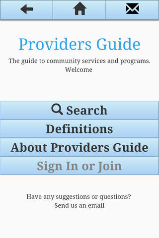 Providers Guide screenshot 2