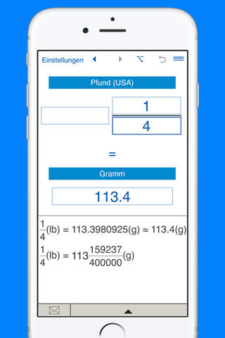 Pounds to grams and g to lbs weight converter screenshot 2