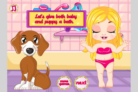 Matching Baby And Puppy Outfits screenshot 3