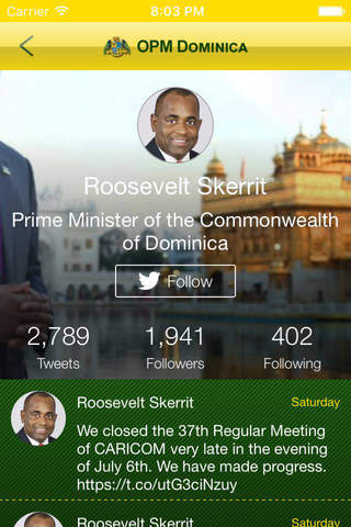 OPM Dominica screenshot 2