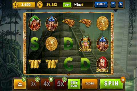 Maya Ancient Jackpot - All New, Las Vegas Casino Slot Game, FREE screenshot 2
