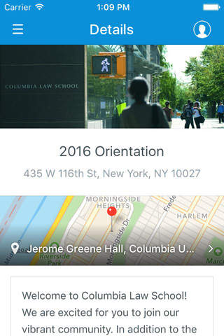 Columbia Law School Mobile screenshot 2