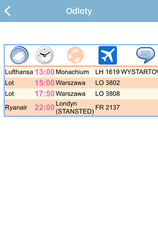 Rzeszów Airport Flight Status screenshot 2
