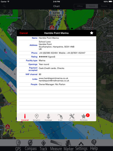 England GPS Nautical Chart Pro screenshot 2
