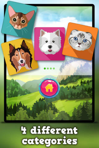 Cats & Dogs : Free Matching Games for children, boys and girls screenshot 3