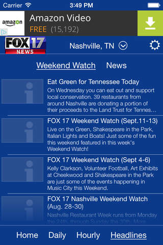 FOX 17 Code Red Weather screenshot 4