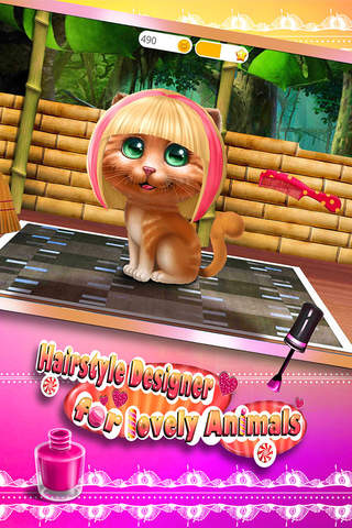 Hairstyle Designer for Lovely AnimalsGames screenshot 4