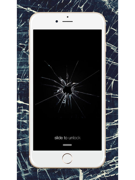 Screenshots of Broken Screen Wallpaper - Cracked Screen Prank & Crack My Screen Shattered Screen for iPad