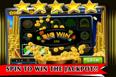 777 Irish Lucky Eyes Slot machines - Little Leprechaun Pot of Gold Mobile World Casino screenshot 2