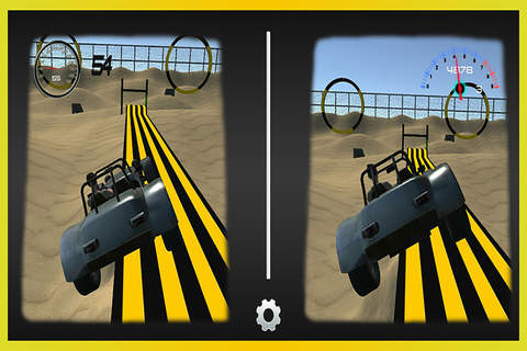 VR Desert Speed Racing Car Rally Free screenshot 2
